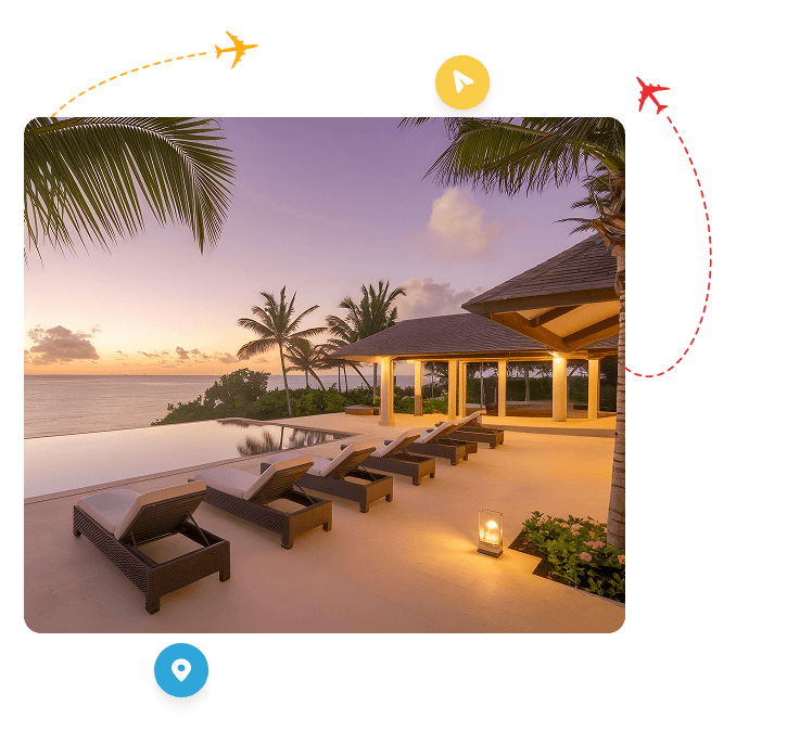 Luxury travel destination