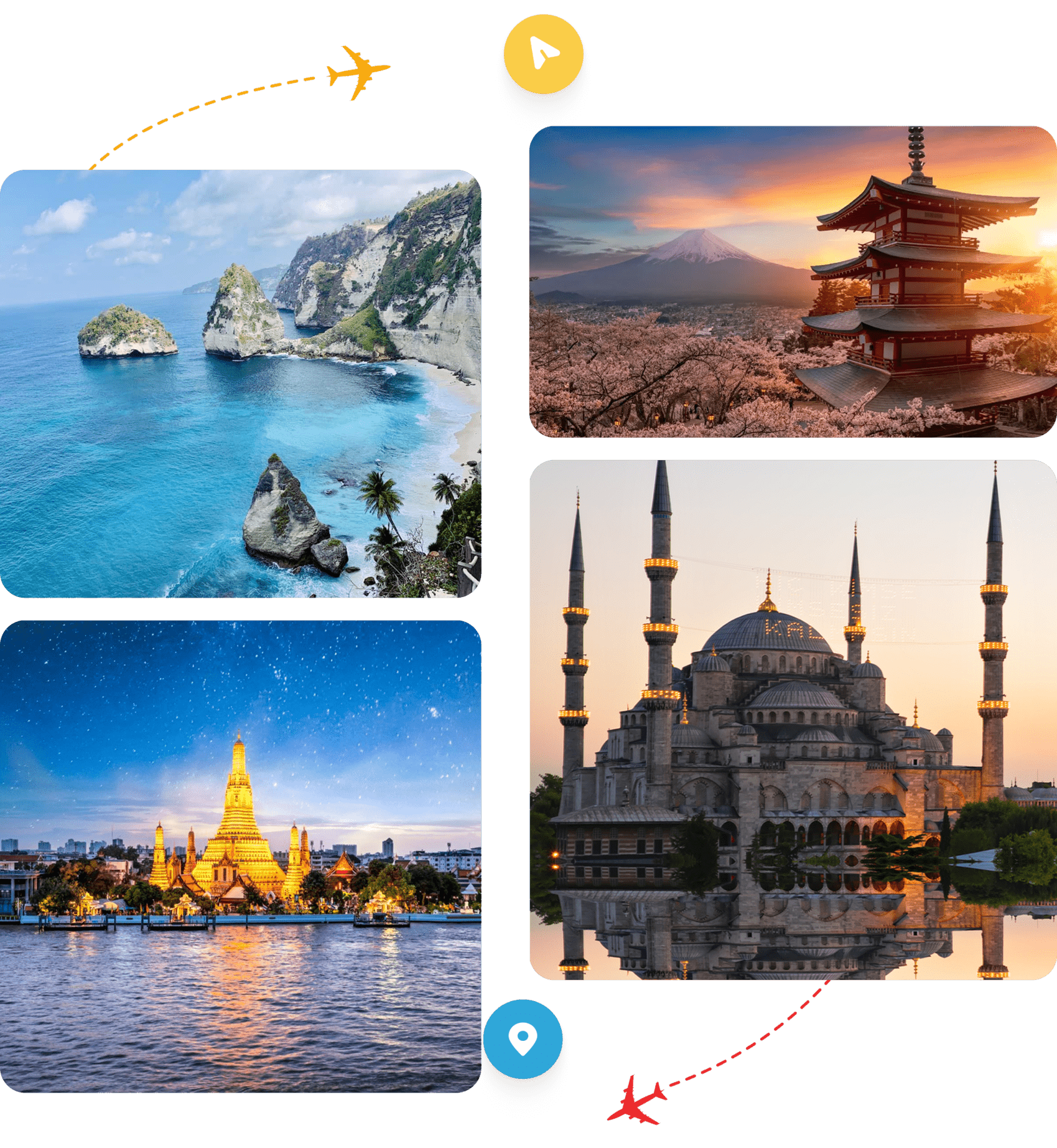Travel collage