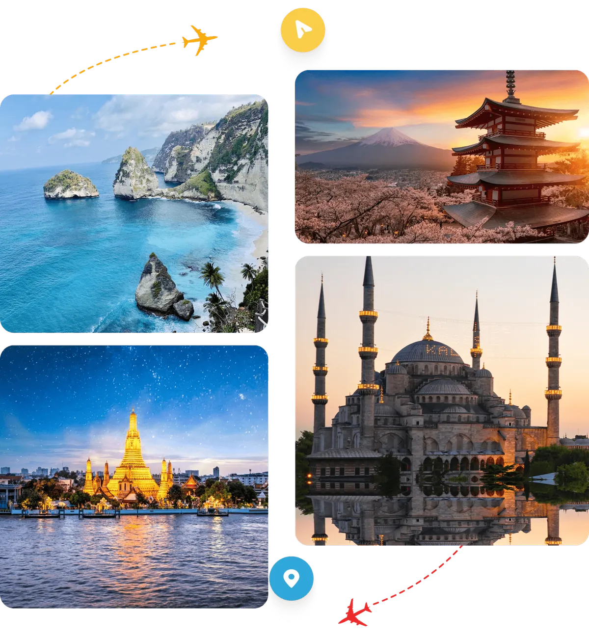 Travel collage